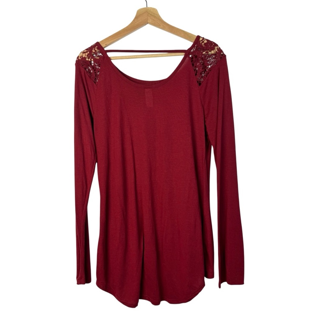 No Boundaries Red Follow Your Own Path Long Sleev… - image 2